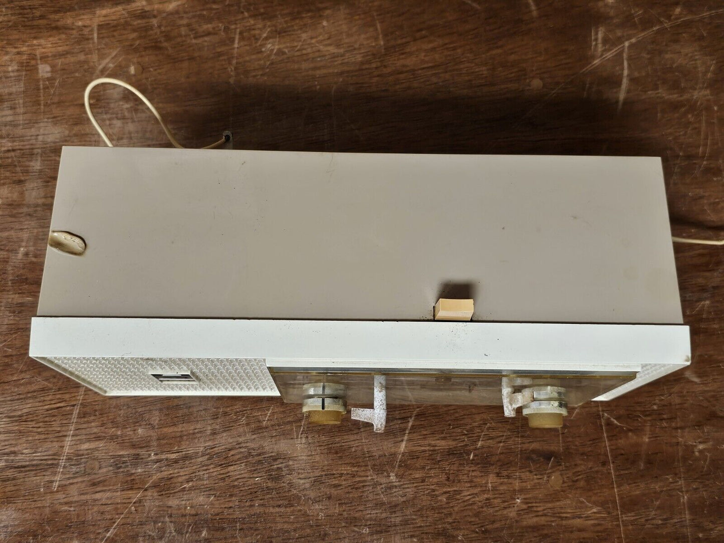 Vtg MCM Philco Clock Radio Model L799 In Working Order