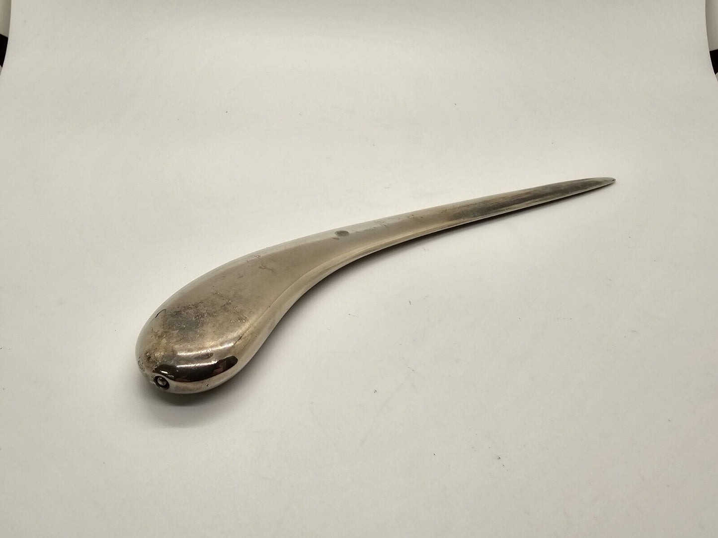 Vtg MCM Danish Silver Plate Letter Opener Hallmarked 8.5" 5 Ounces