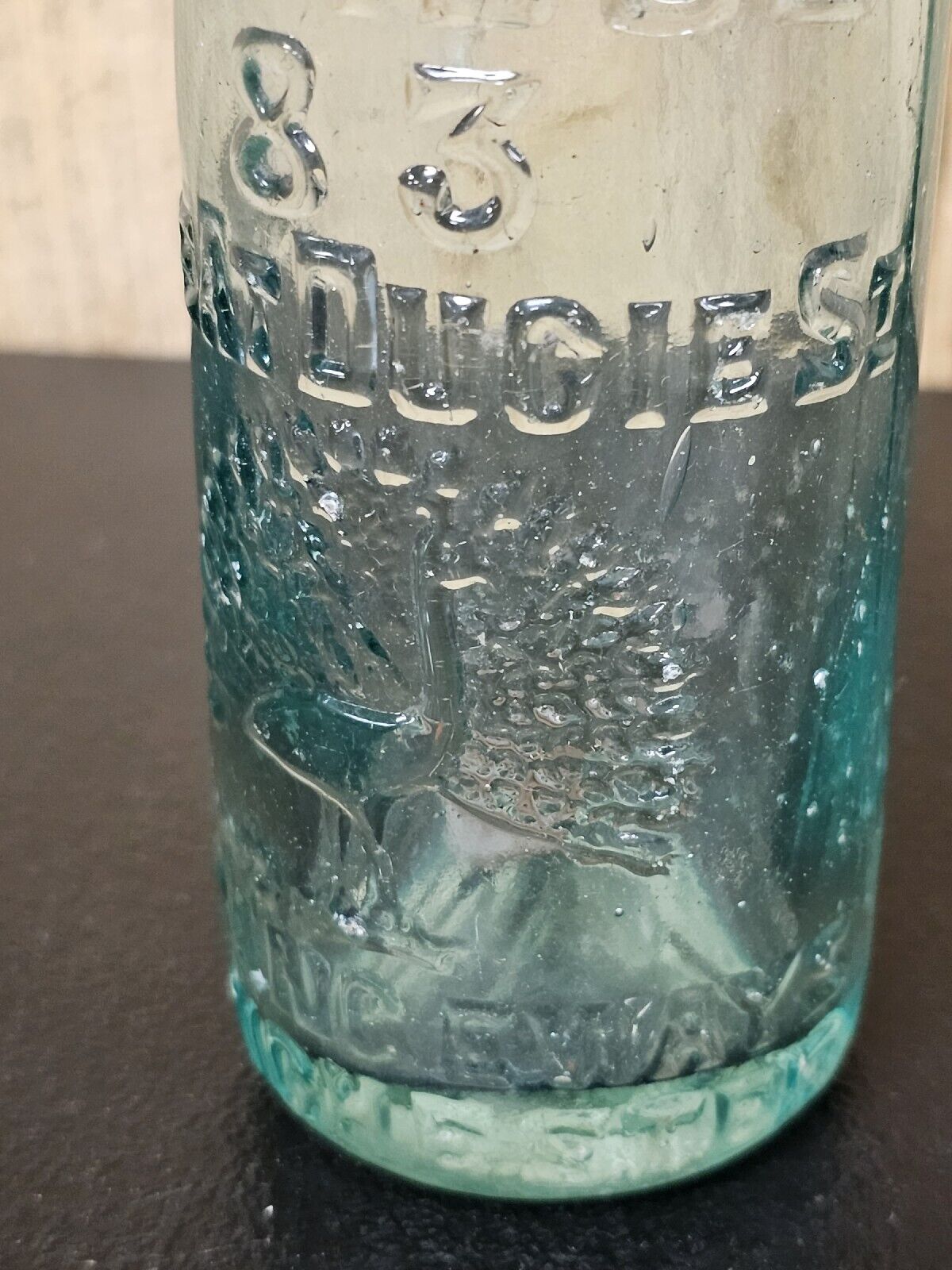 M Lapidus 83 Codd Bottle Peacock Great Ducie Strangeways Manchester W Marble