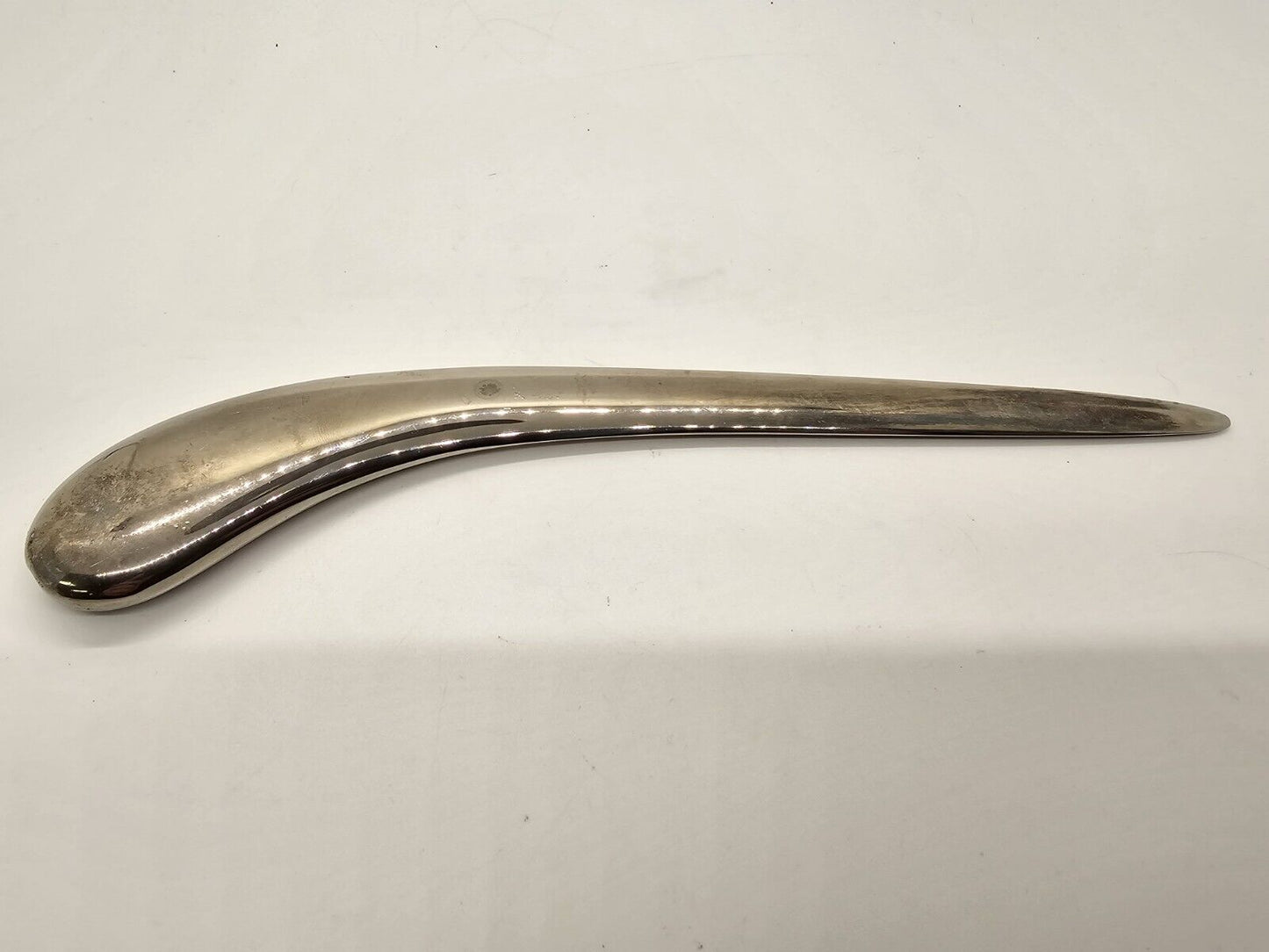 Vtg MCM Danish Silver Plate Letter Opener Hallmarked 8.5" 5 Ounces