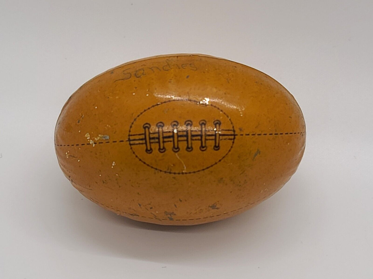 Vintage Amarillo Texas w Dangling Football Pinback Button Germany 1930's?