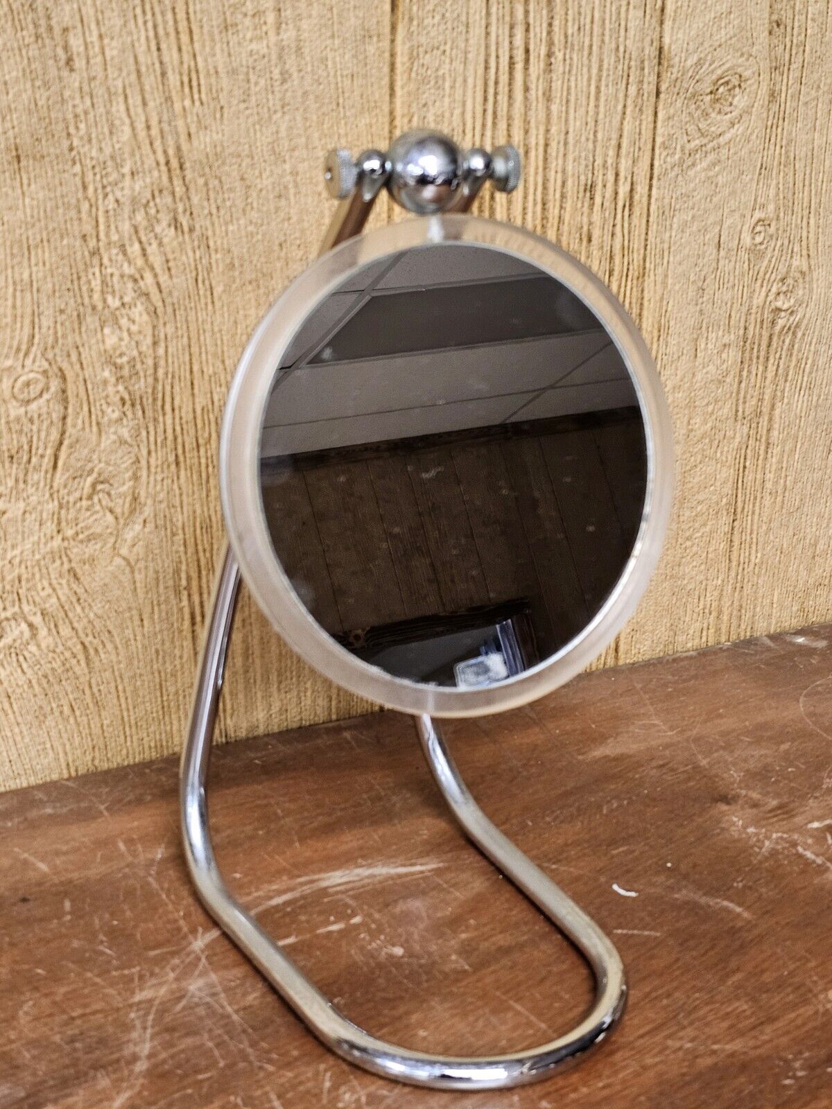 Rialto Stainless Chrome Swivel Double Adjustable Sided Makeup Vanity Mirror MCM