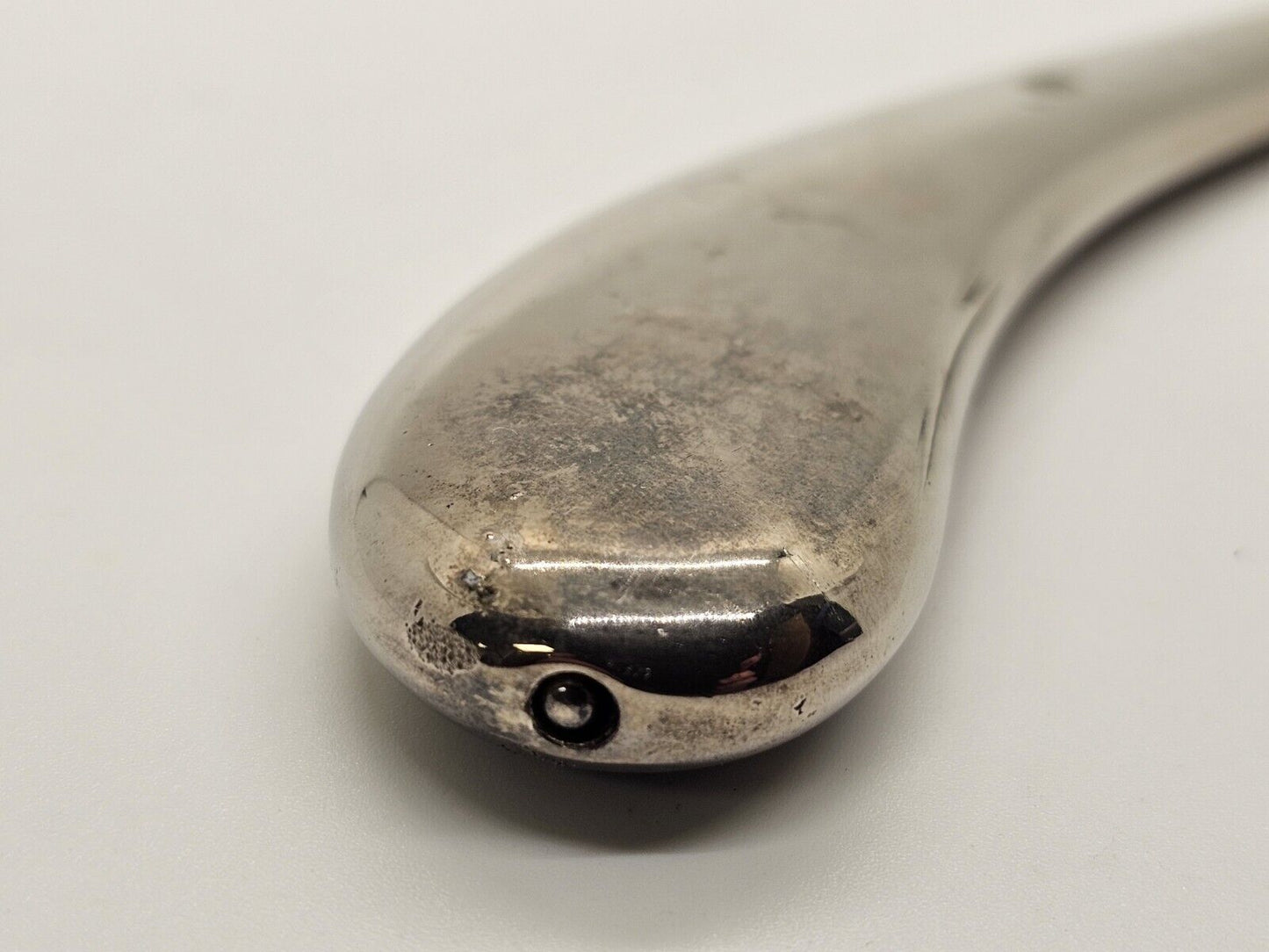 Vtg MCM Danish Silver Plate Letter Opener Hallmarked 8.5" 5 Ounces
