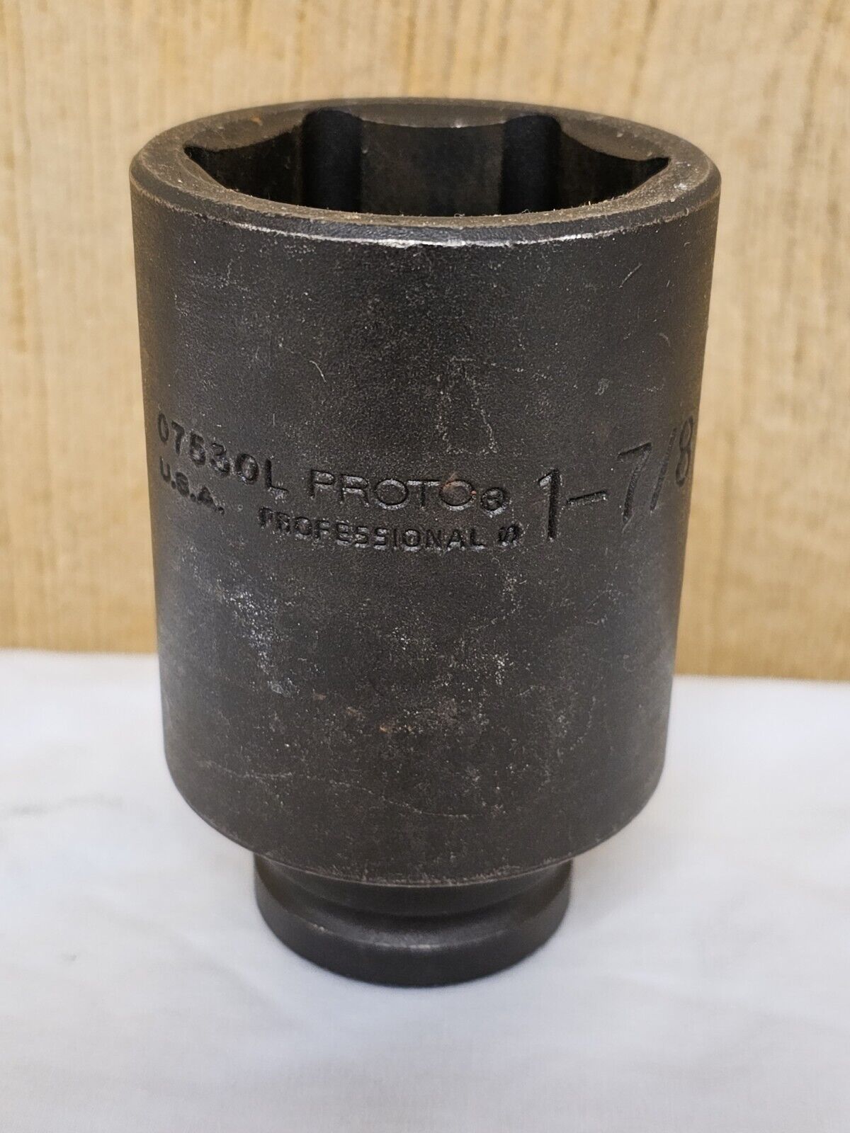 Group of Deep Sockets (9) Hans Proto Carlysle Wright 2 3/8"- 1 1/4" 3/4 Dr Used