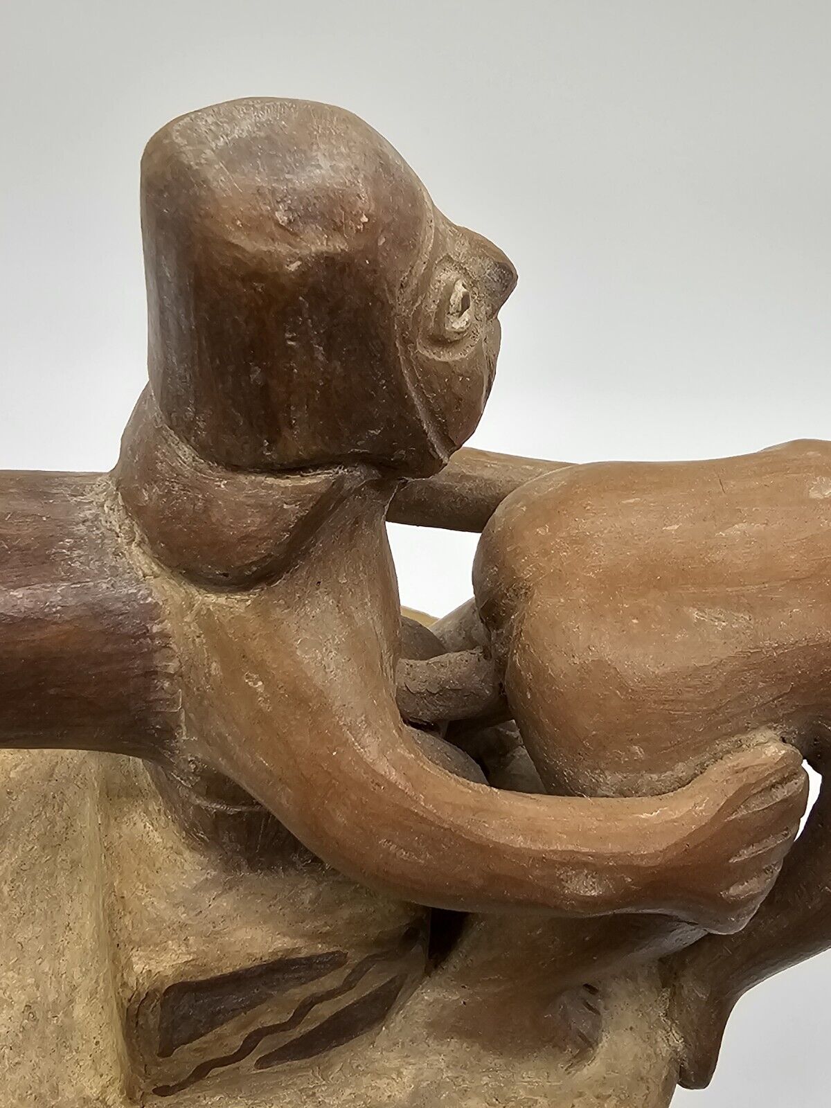 Peruvian Erotic Sexuality Pottery Stirrup Vessel Pre Columbian? Handmade