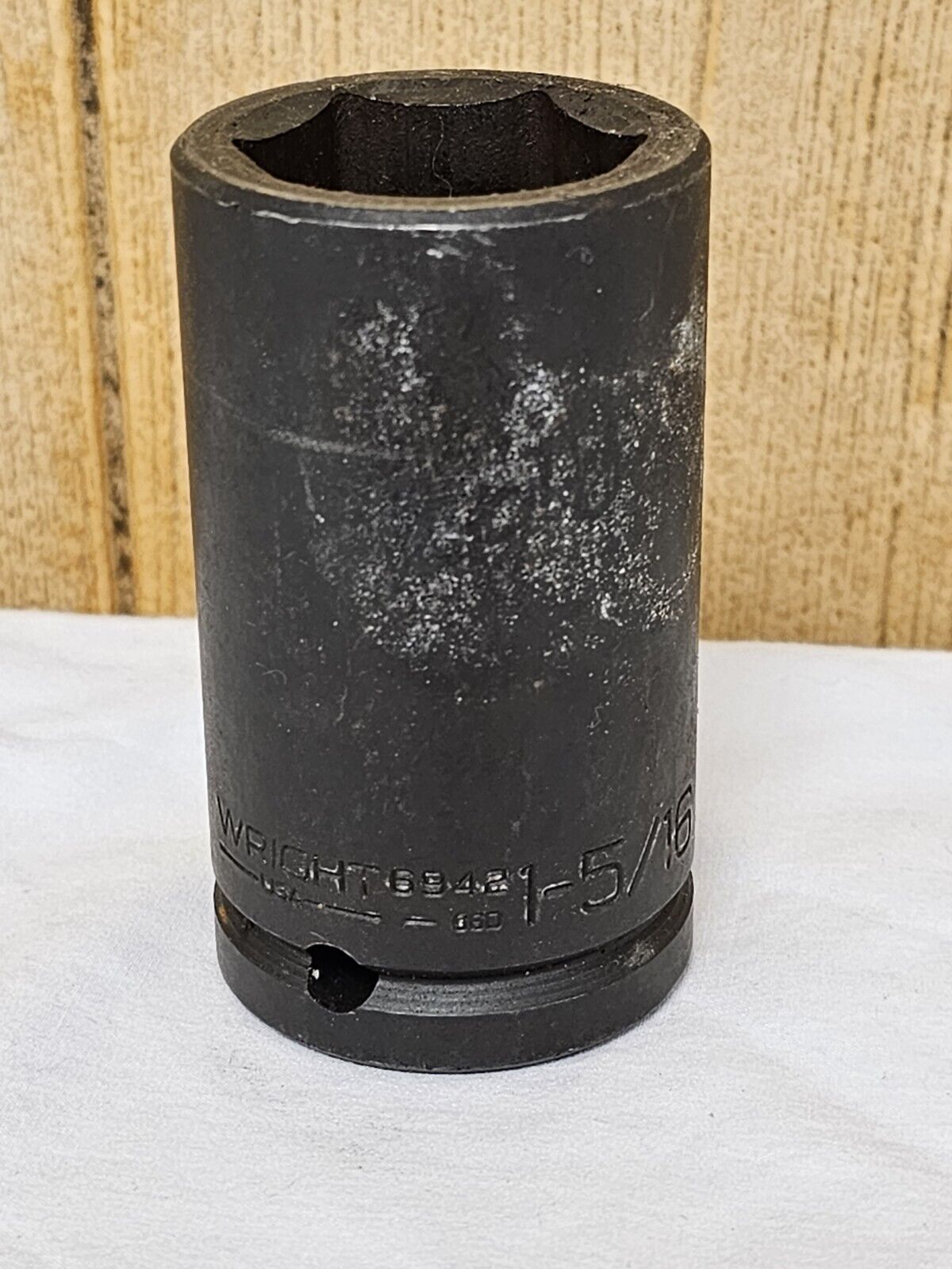 Group of Deep Sockets (9) Hans Proto Carlysle Wright 2 3/8"- 1 1/4" 3/4 Dr Used