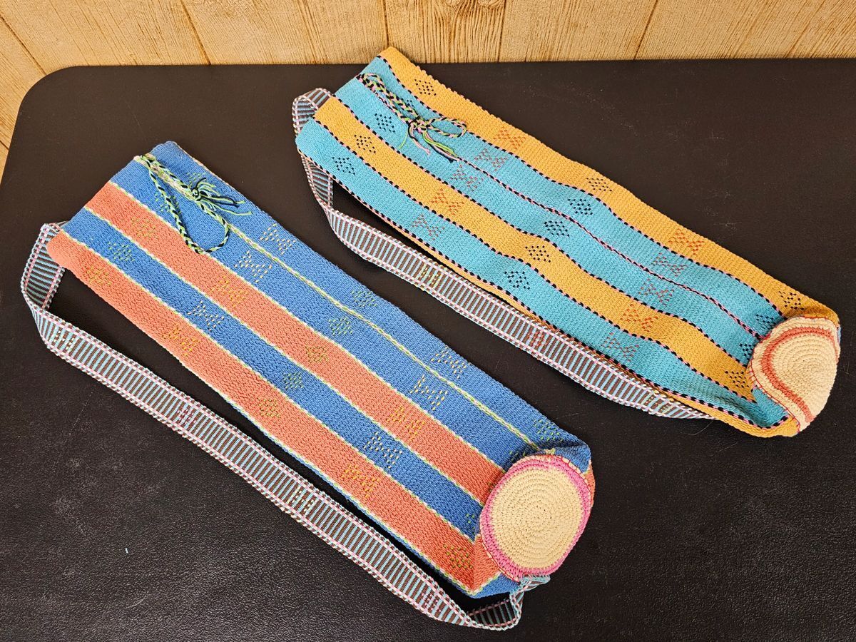 Handmade Woven Native American Arrow Quiver Pouch Pair Outstanding Quality
