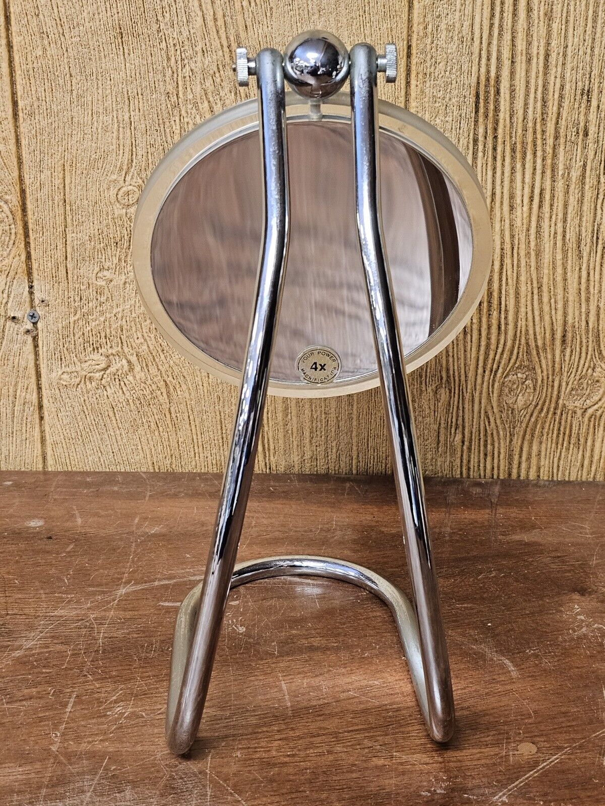 Rialto Stainless Chrome Swivel Double Adjustable Sided Makeup Vanity Mirror MCM