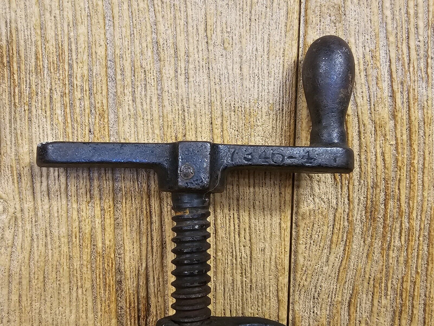 Cast Iron Bar Clamps Set Of 4, 76-1, 76-2, 7346-4, (M) 19th Century? All C. Iron