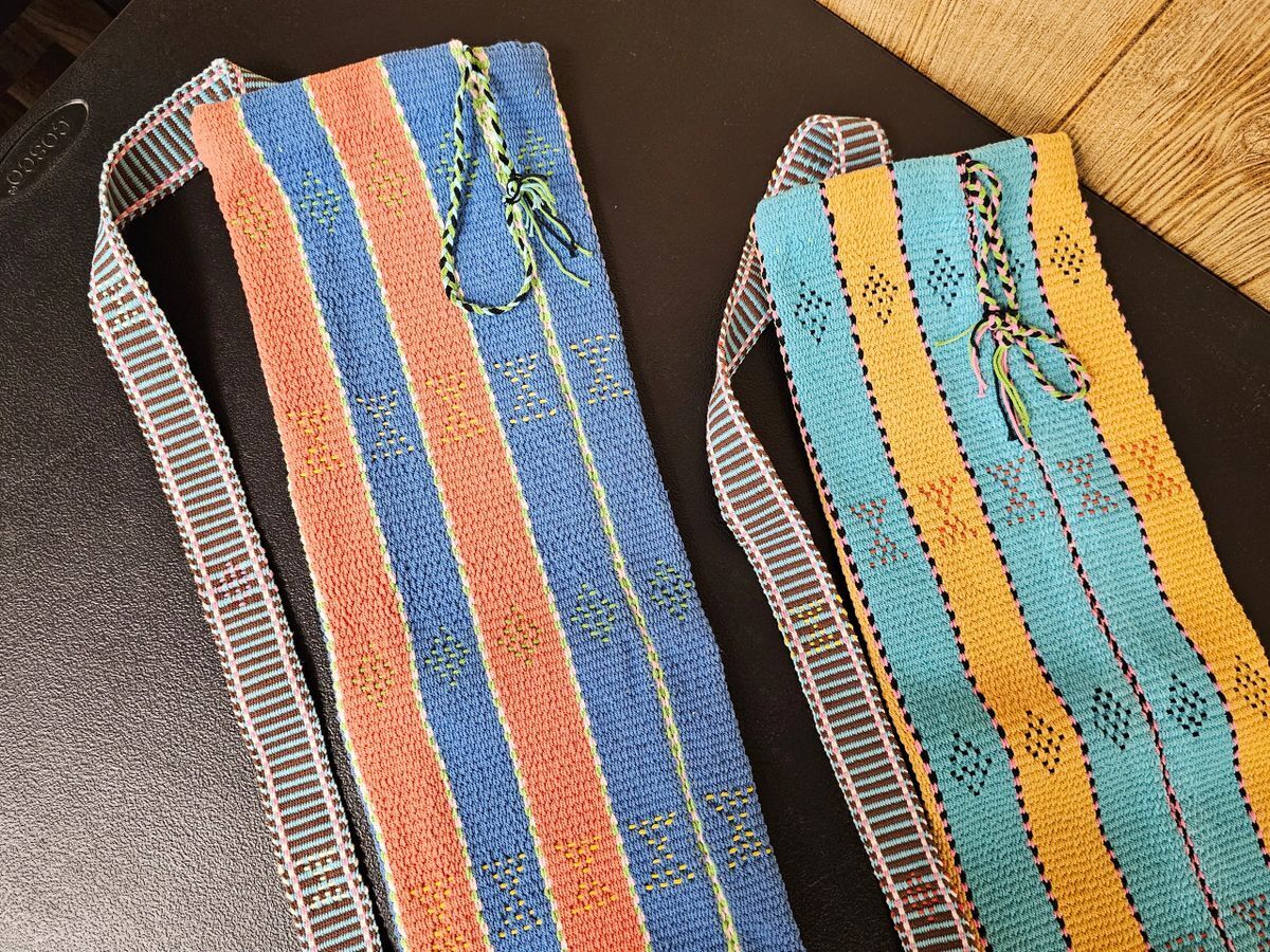 Handmade Woven Native American Arrow Quiver Pouch Pair Outstanding Quality