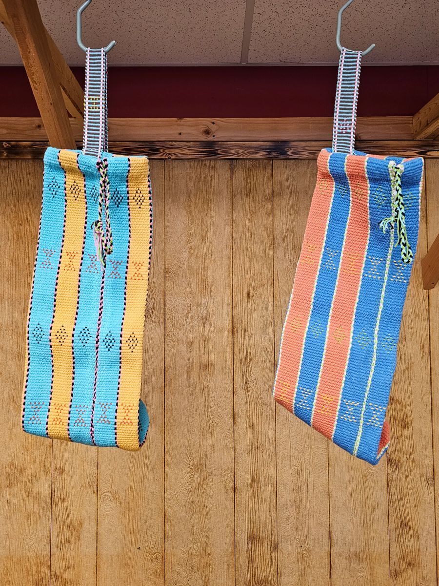 Handmade Woven Native American Arrow Quiver Pouch Pair Outstanding Quality