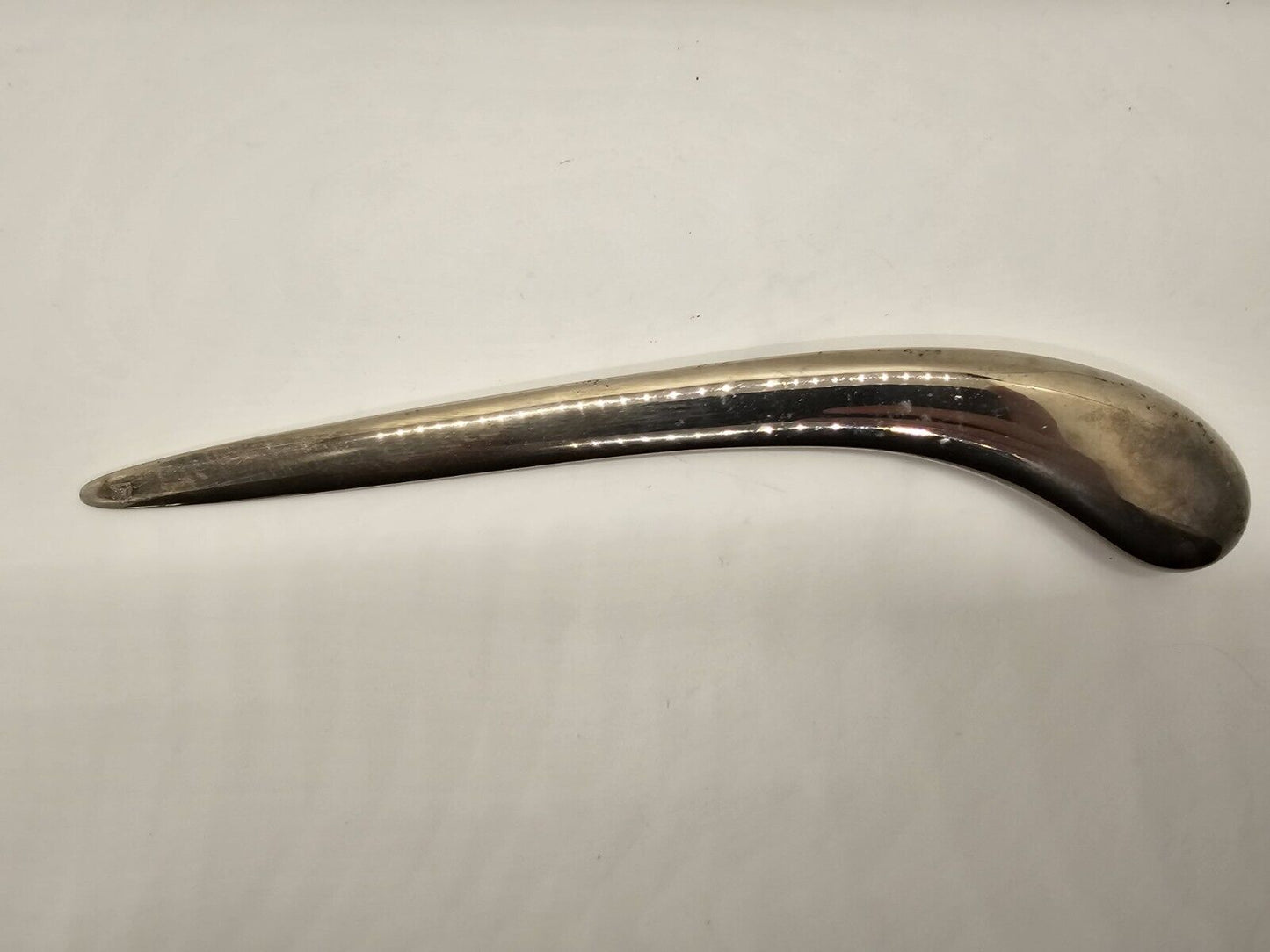 Vtg MCM Danish Silver Plate Letter Opener Hallmarked 8.5" 5 Ounces