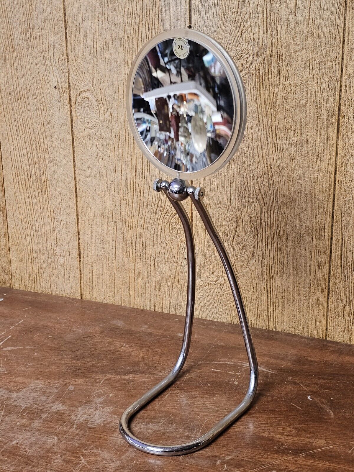 Rialto Stainless Chrome Swivel Double Adjustable Sided Makeup Vanity Mirror MCM