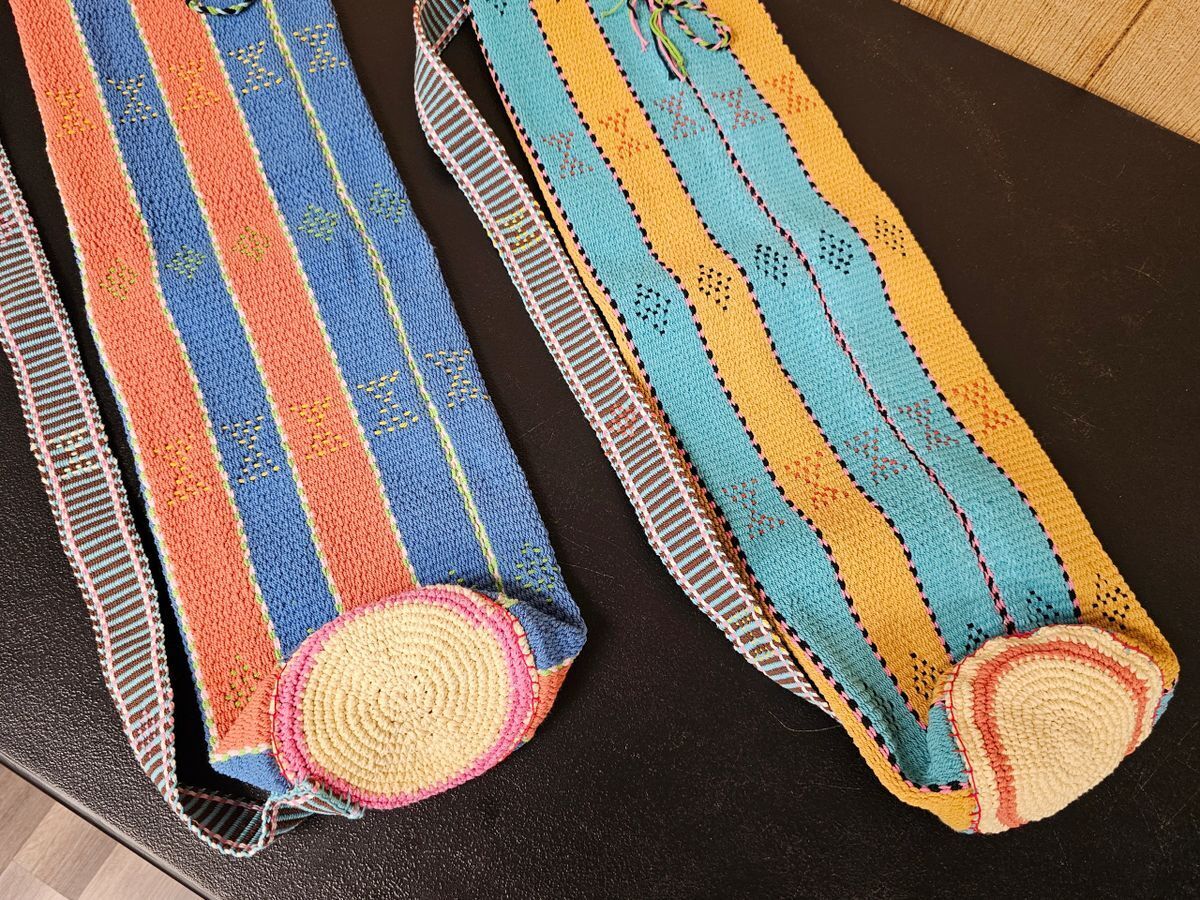 Handmade Woven Native American Arrow Quiver Pouch Pair Outstanding Quality