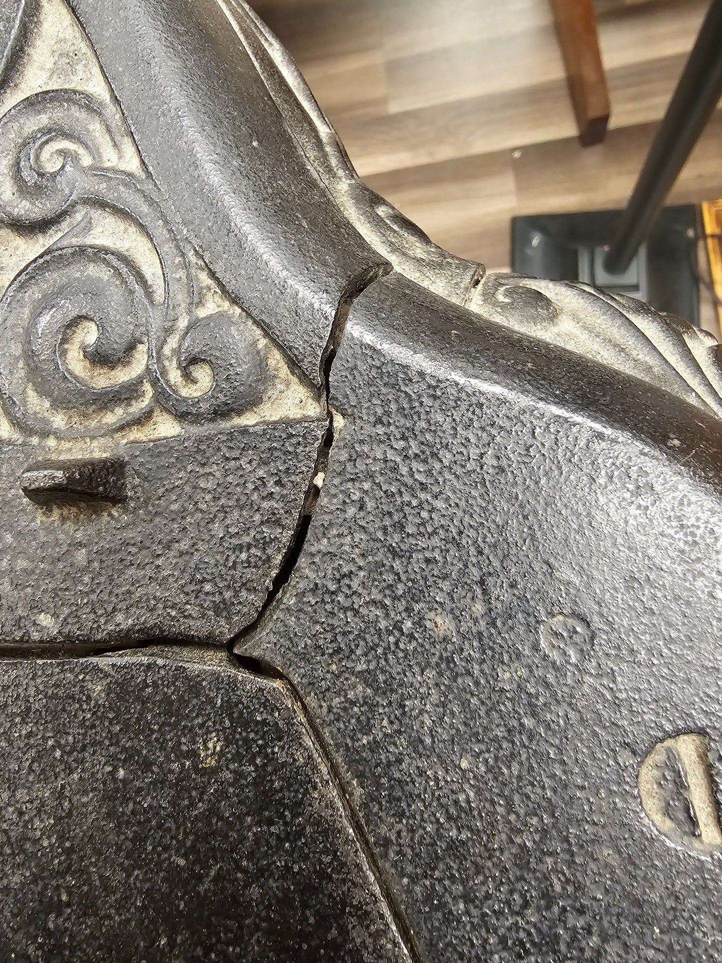 Antique Late 19th Century Cast Iron Parlor Stove By Garland Local Pick Up