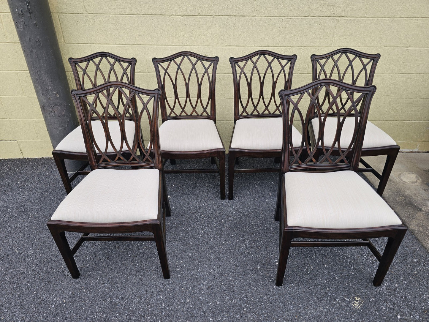 Theodore Alexander Trellis Dining Chairs Set Of 6