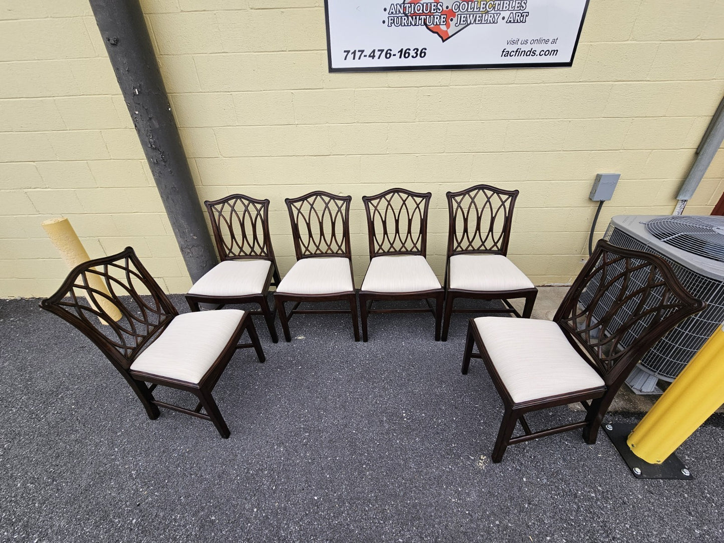 Theodore Alexander Trellis Dining Chairs Set Of 6
