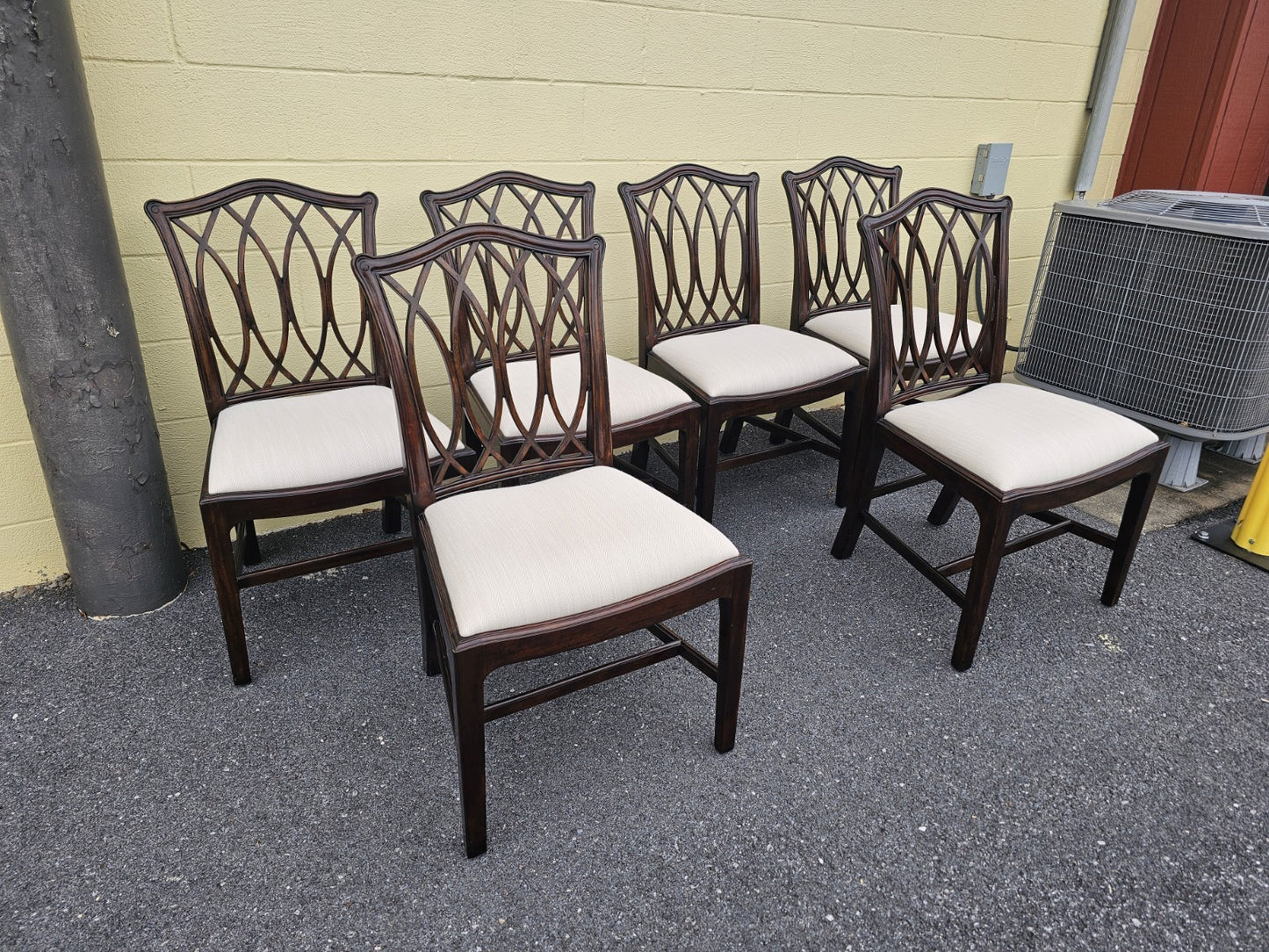 Theodore Alexander Trellis Dining Chairs Set Of 6