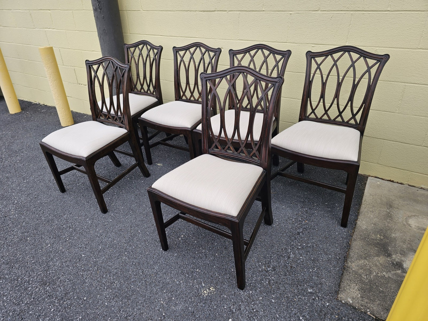 Theodore Alexander Trellis Dining Chairs Set Of 6