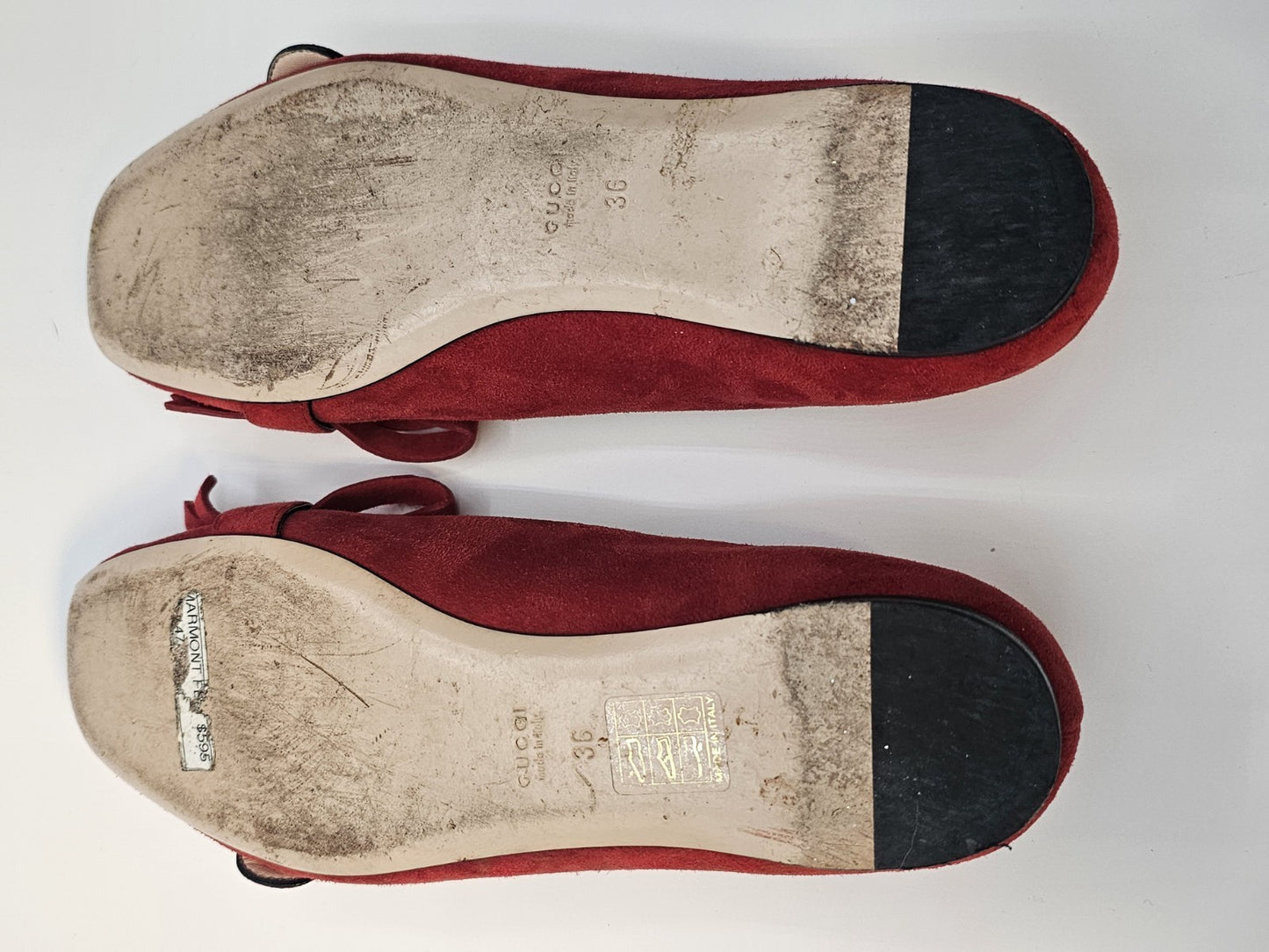 Gucci Fringed Flats Loafers Size 36 Used Good Condition Wear On Bottom