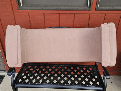 Vtg Post Modern Waterfall Bench By O'Neil? Designer Furniture Soft Pink