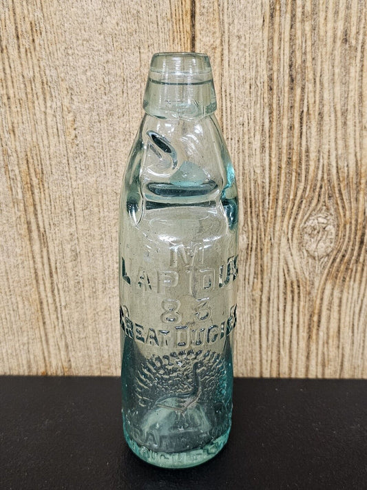 M Lapidus 83 Codd Bottle Peacock Great Ducie Strangeways Manchester W Marble