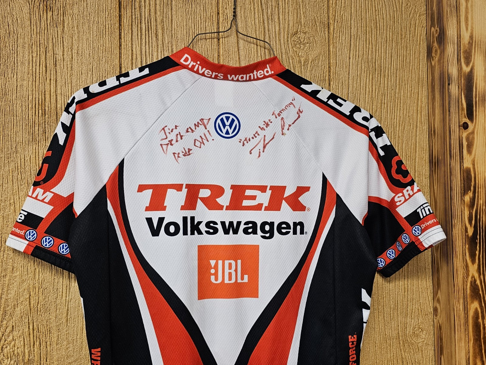 Tommy Passemante Street Bike Tommy Signed Jersey Racing Bicycling Advertising
