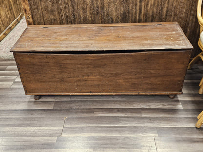 Early American 18th Century? Early 19th Century Farmhouse Pine Blanket Chest