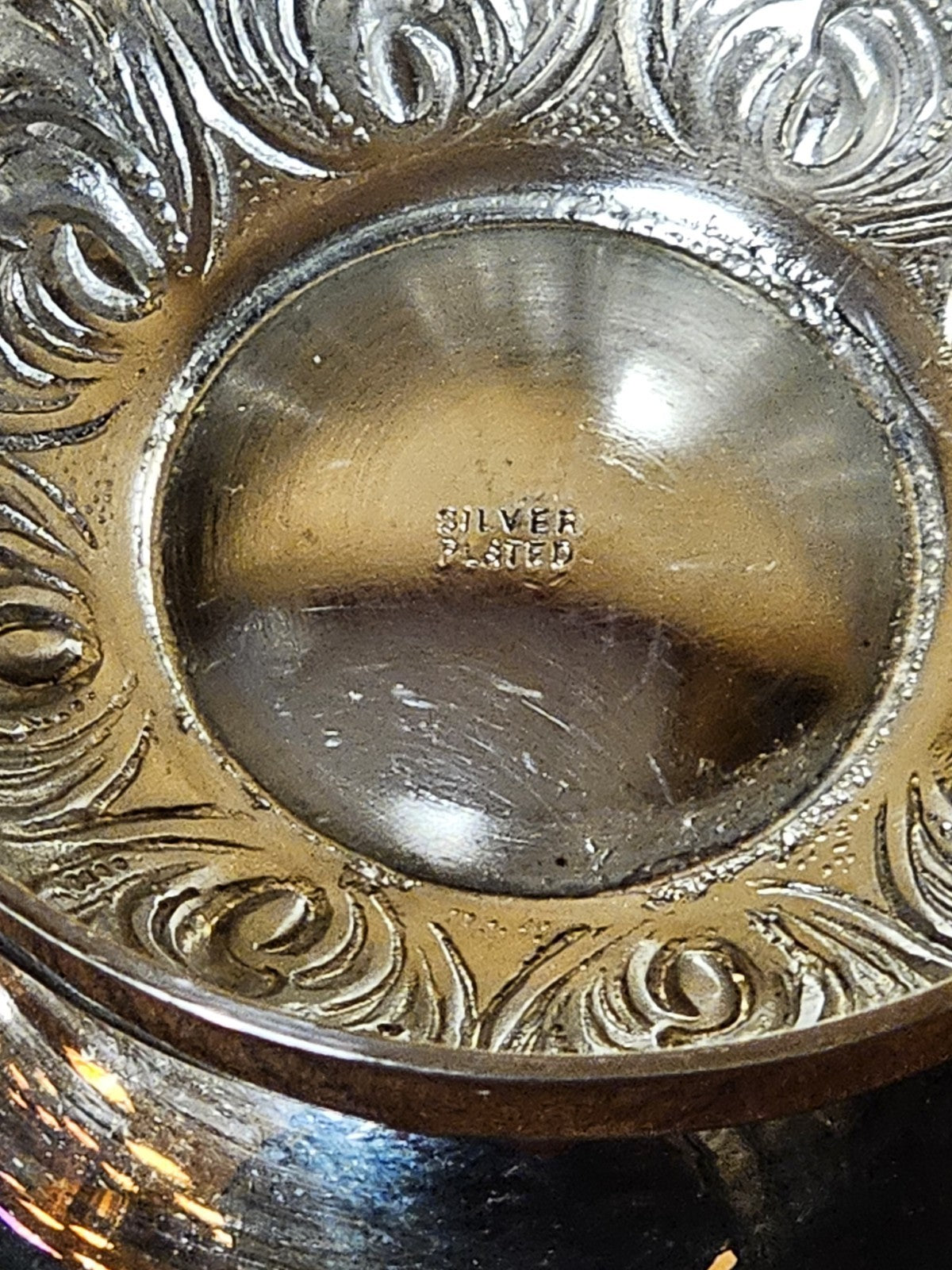 Waterford Crystal Lismore Annual Repousse Egg W Silver Plate Stand 1993 Ireland