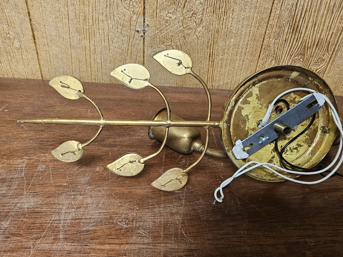 MCM 1960s Hollywood Regency Style Wall Light Lamp By Banci Firenze Decor