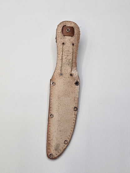 Rostfrei Solingen Germany Stag Horn Hunting Knife Engraved Blade Advertising 8" 