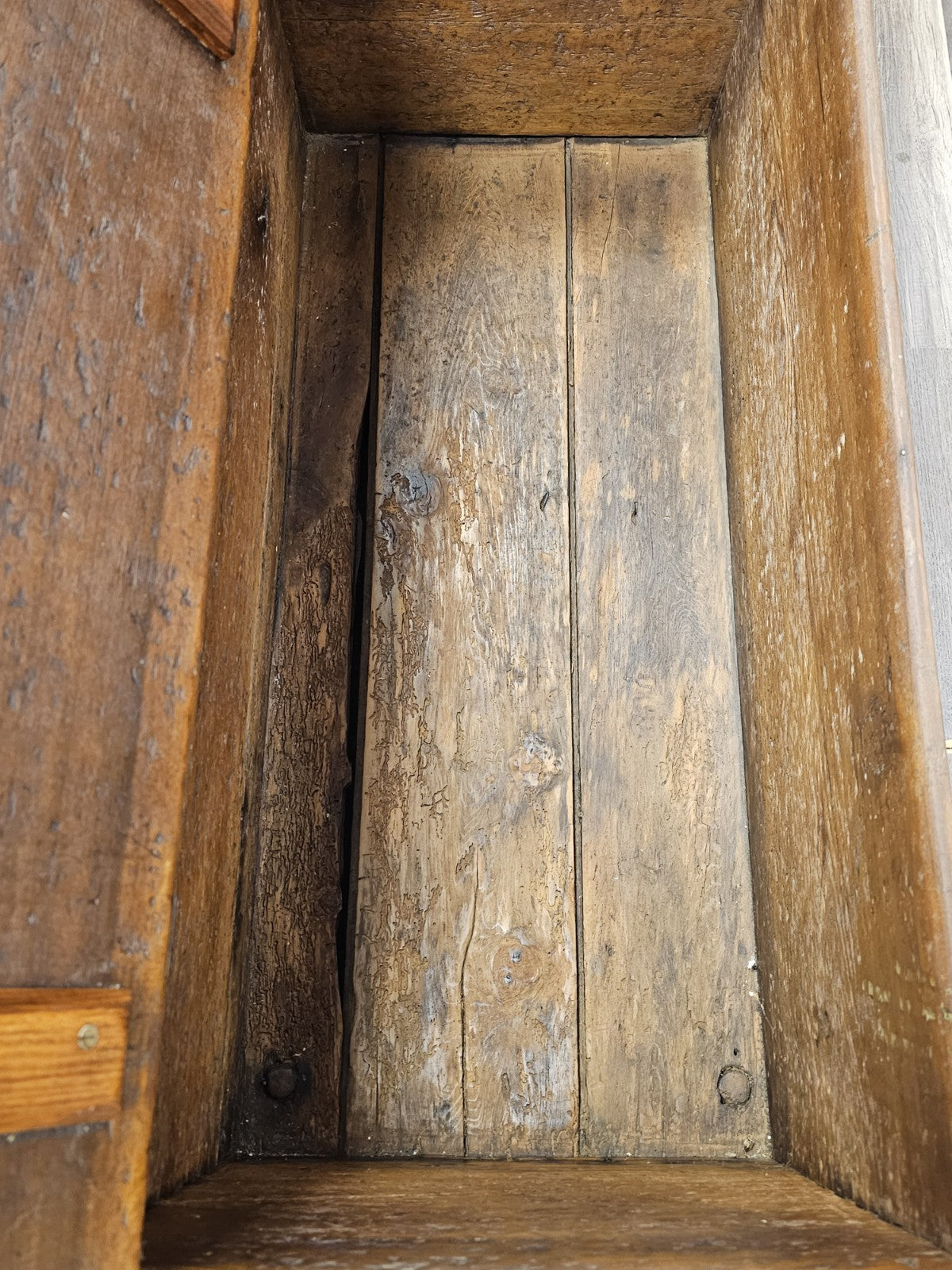 Early American 18th Century? Early 19th Century Farmhouse Pine Blanket Chest