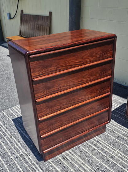 MCM Danish Rosewood Dresser Set By Kibaek Mobelfabrik Long Dresser Bedroom 