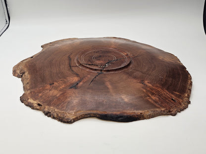 Mesquite Burlwood Free Form Piece. Artistic Lines and Color.