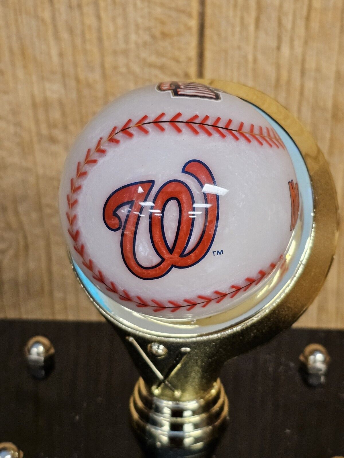 Washington Nationals Acrylic Logo Baseball &Case Great Quality Presentation Ball