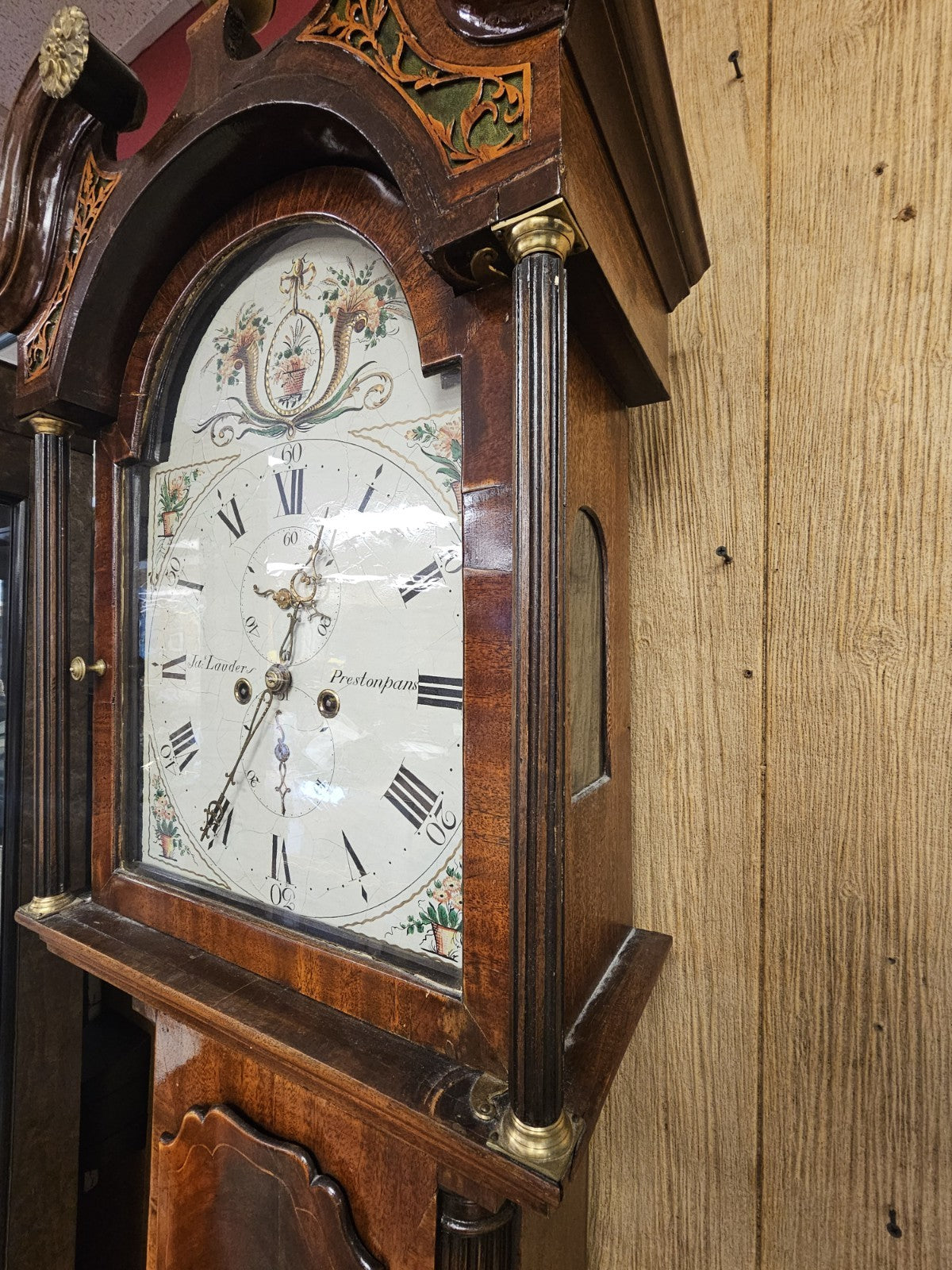 CA 1790 James Lauder Prestonpans Edinburgh Scottish Longcase Grandfather Clock