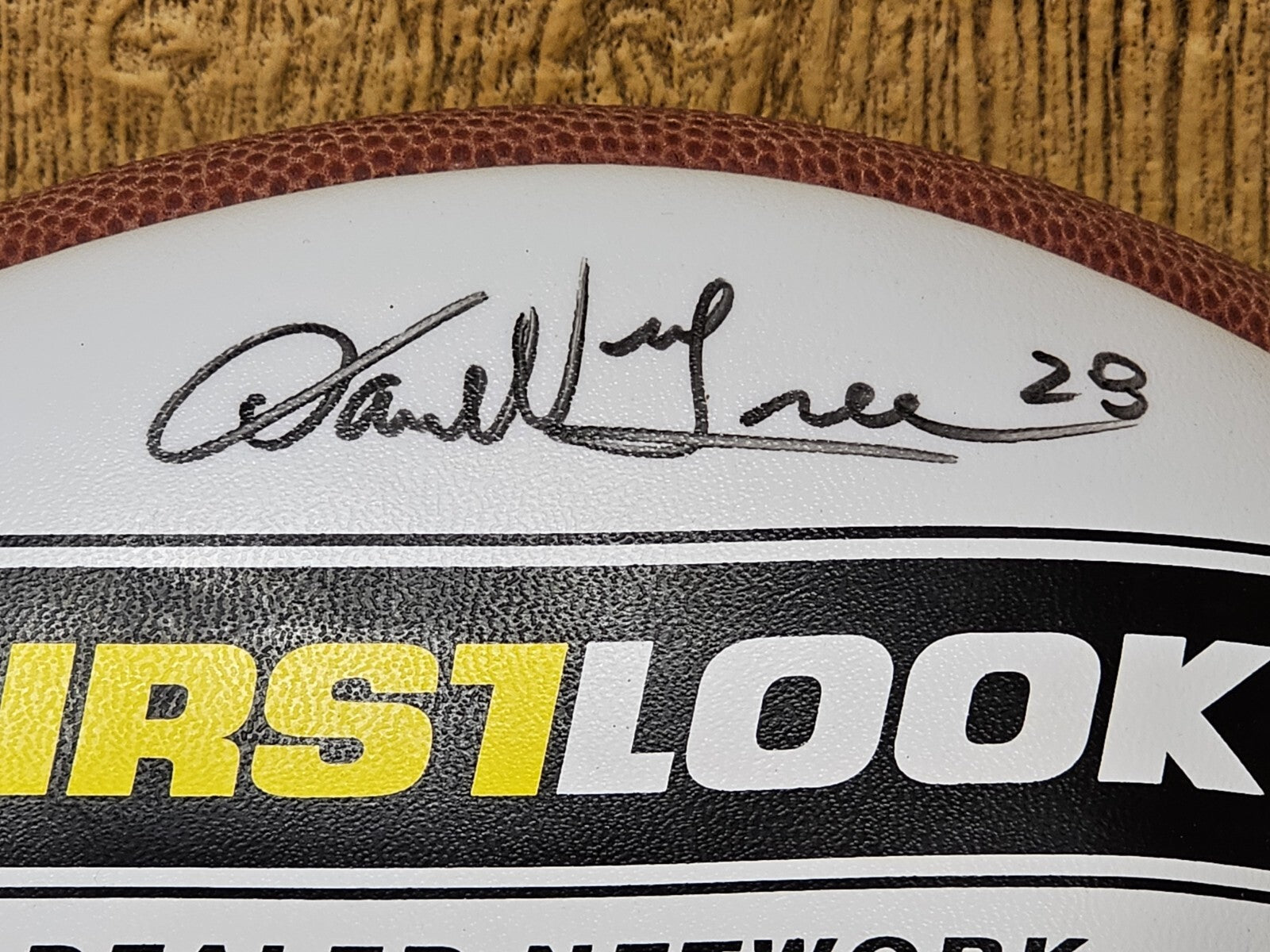 Mark Mosley #3 1982 MVP & Darrell Green #28 Signed Auto Autographed Football