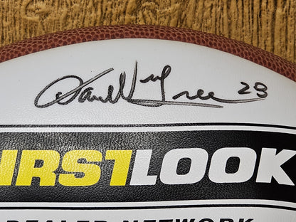 Mark Mosley #3 1982 MVP & Darrell Green #28 Signed Auto Autographed Football