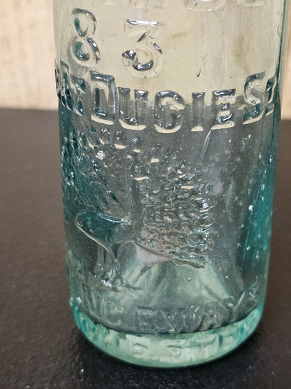 M Lapidus 83 Codd Bottle Peacock Great Ducie Strangeways Manchester W Marble