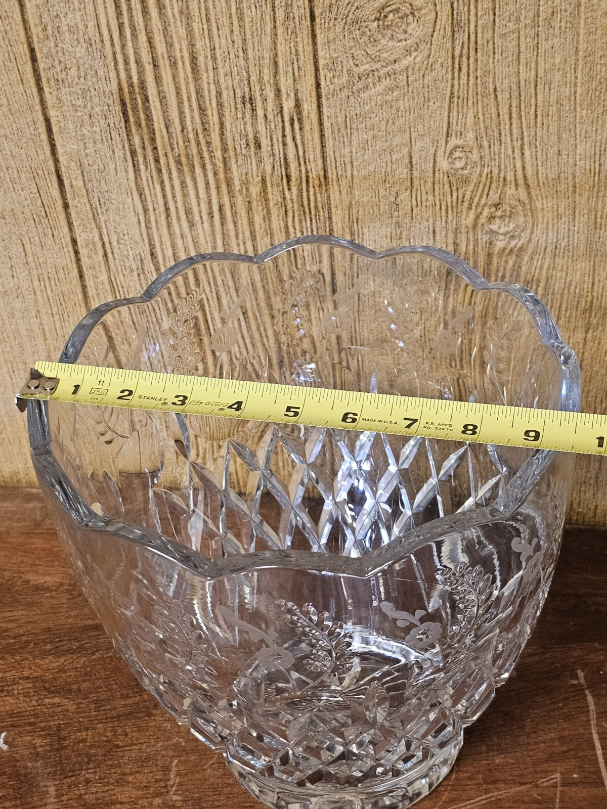 Rogaska Gallia Punch Bowl Set 9.5 Inch Punch Bowl With 17 Cups