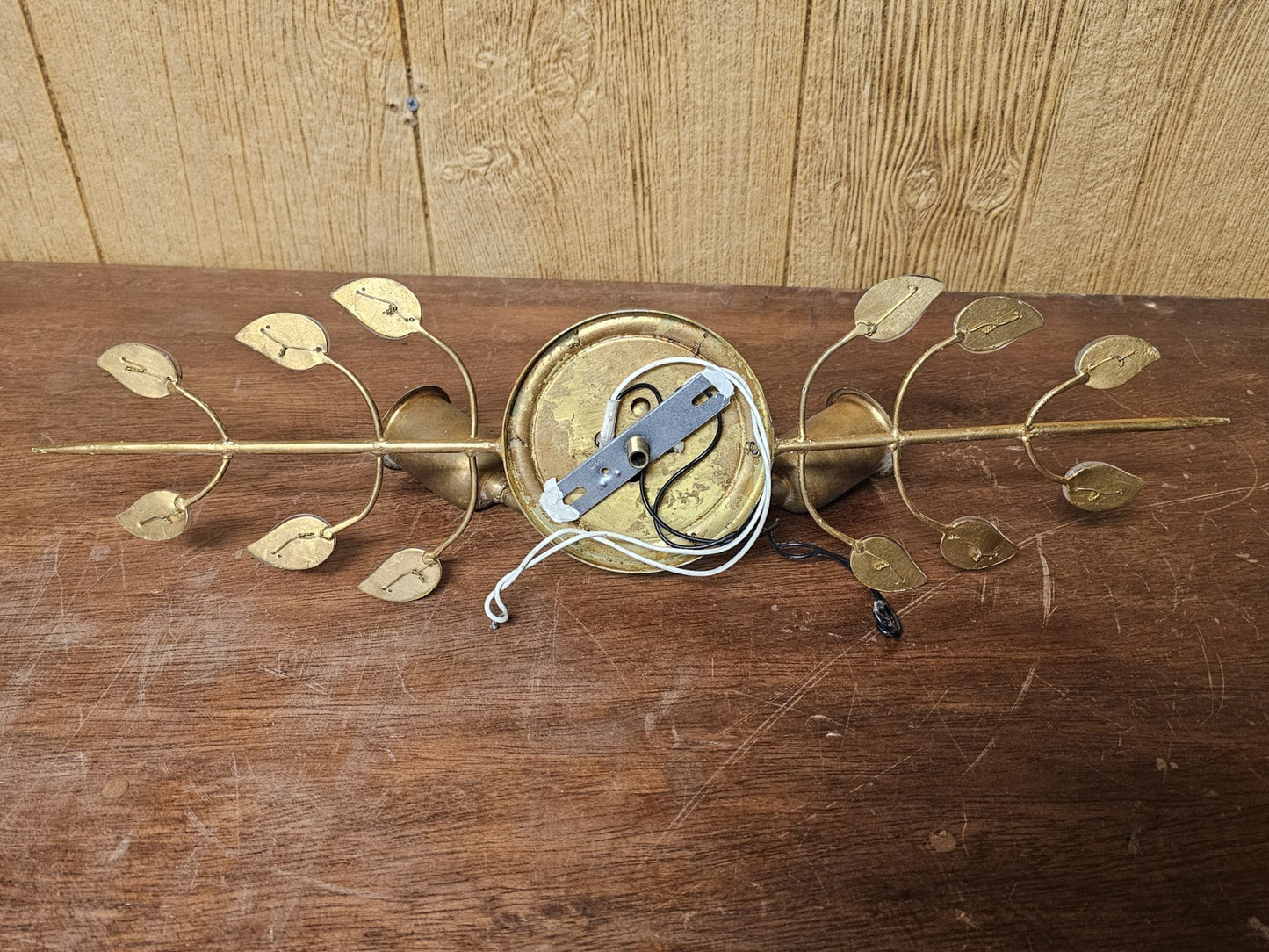 MCM 1960s Hollywood Regency Style Wall Light Lamp By Banci Firenze Decor