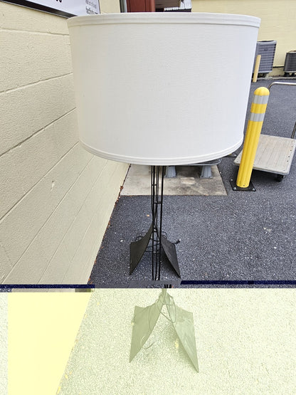 Hubbardton Forged Iron Contemporary Stasis Floor Lamp Pair 63 In Tall