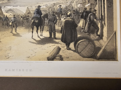 William Simpson 1850s Lithograph Pair Of The Crimean War In The East 