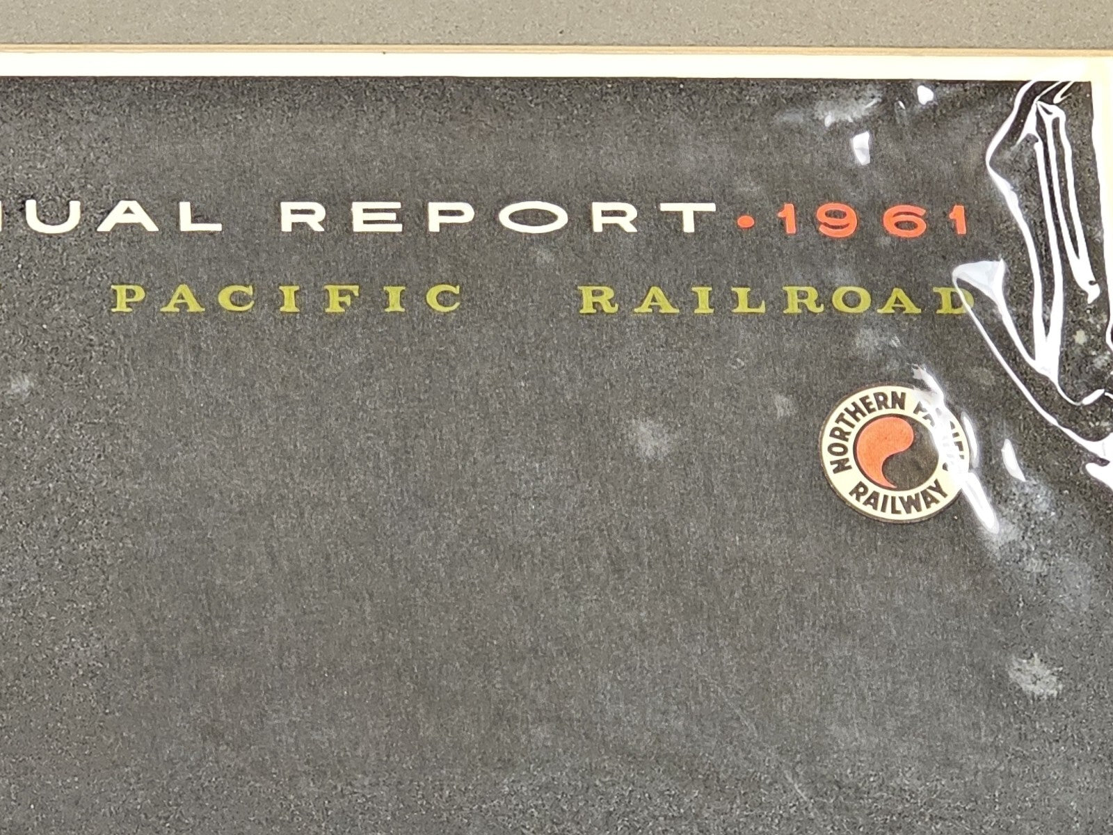 Original Artwork Of The Northern Pacific Railroad 1961 9964A Zephyr Locomotive 