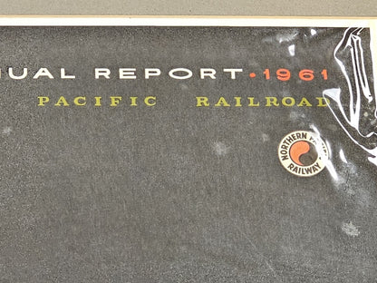 Original Artwork Of The Northern Pacific Railroad 1961 9964A Zephyr Locomotive 
