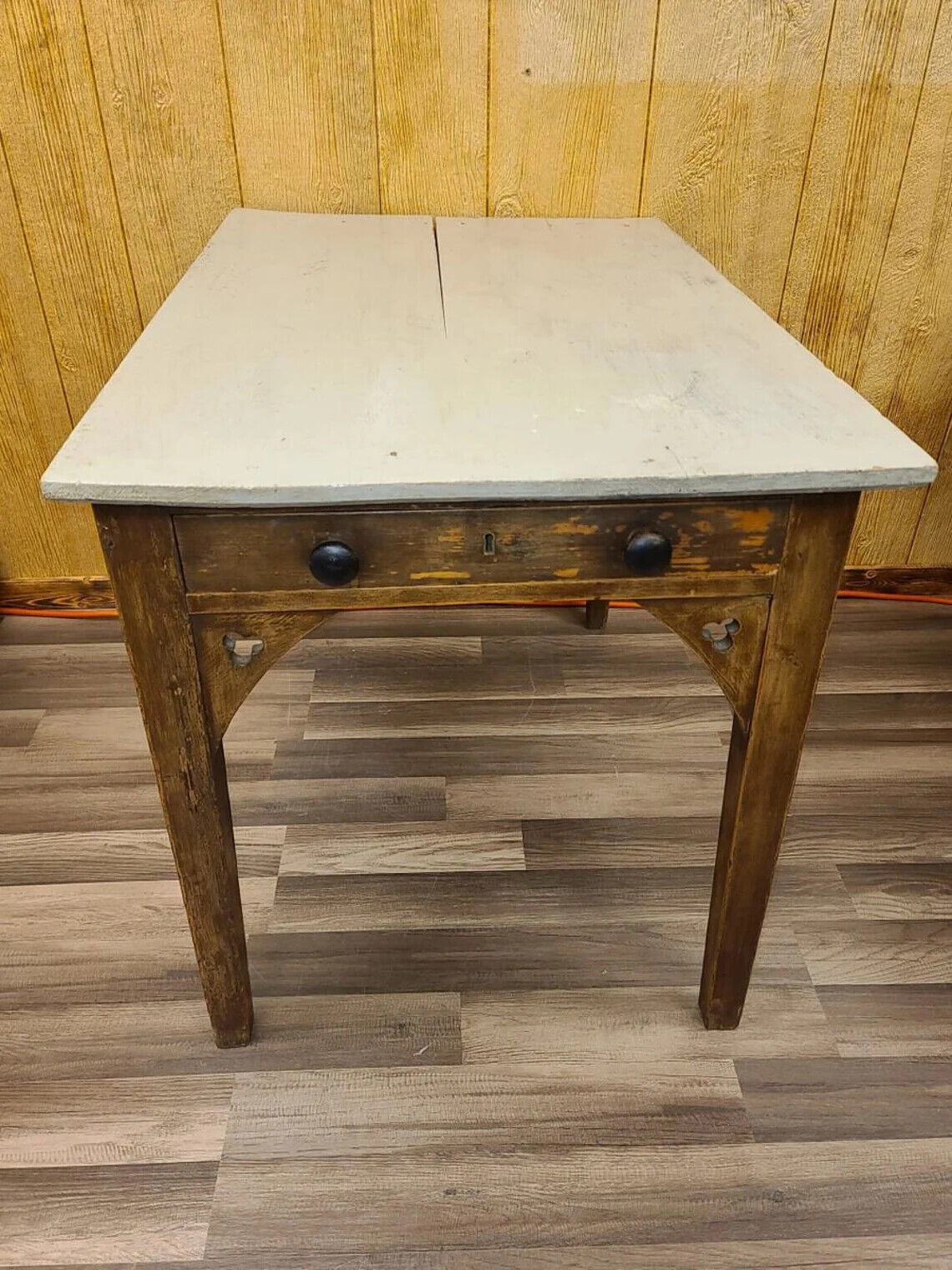 Distressed French Country Style Primitive Repurposed Table