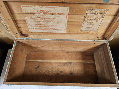 Vtg Houbigant Store Trunk Storage Chest 