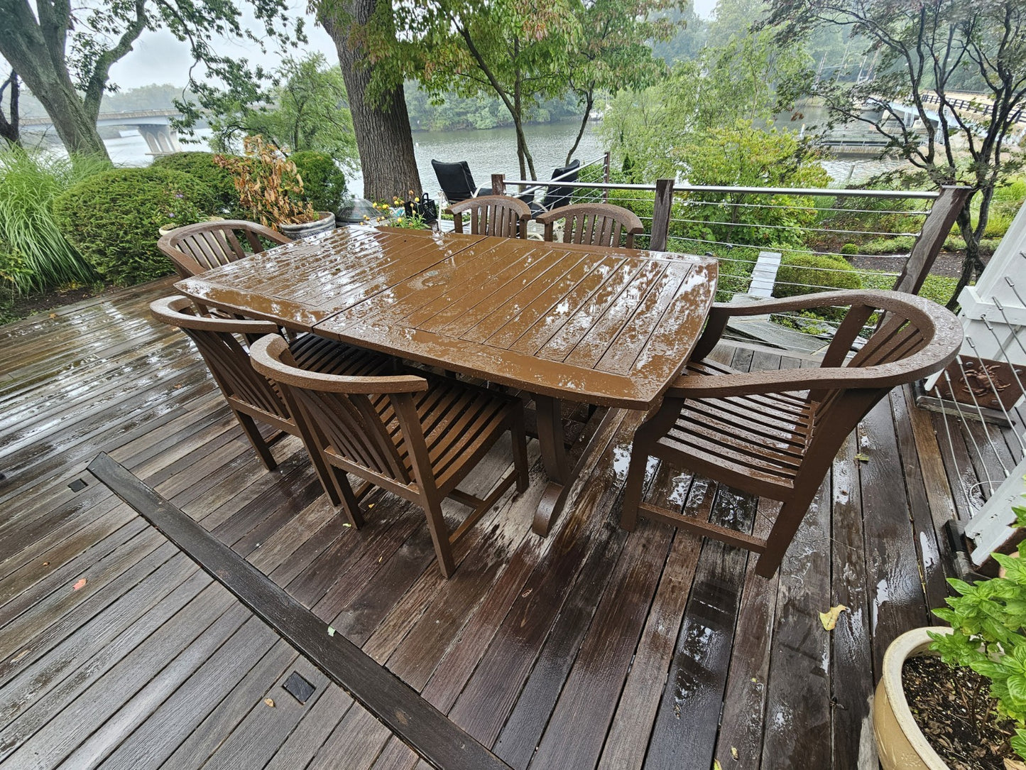 Royal Teak Outdoor Teak Dining Table & 6 Chairs Patio Set Very High Quality 