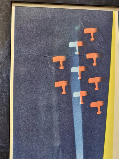Original 1939 New York World's Fair Poster Joseph Binder Frame Measures 15 X 21