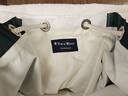 Vintage Rolex Sailers Duffel Bag With 2 Rolex Beach Bathroom Towels 33" X 70"